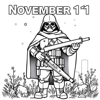 Coloring Book: November 11 Coloring Book for Children