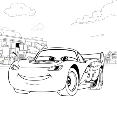 Coloring Book: Cars – The Victory of Lightning McQueen