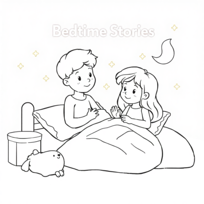 Coloring Book: For Kids Aged 4-5 – Bedtime Stories