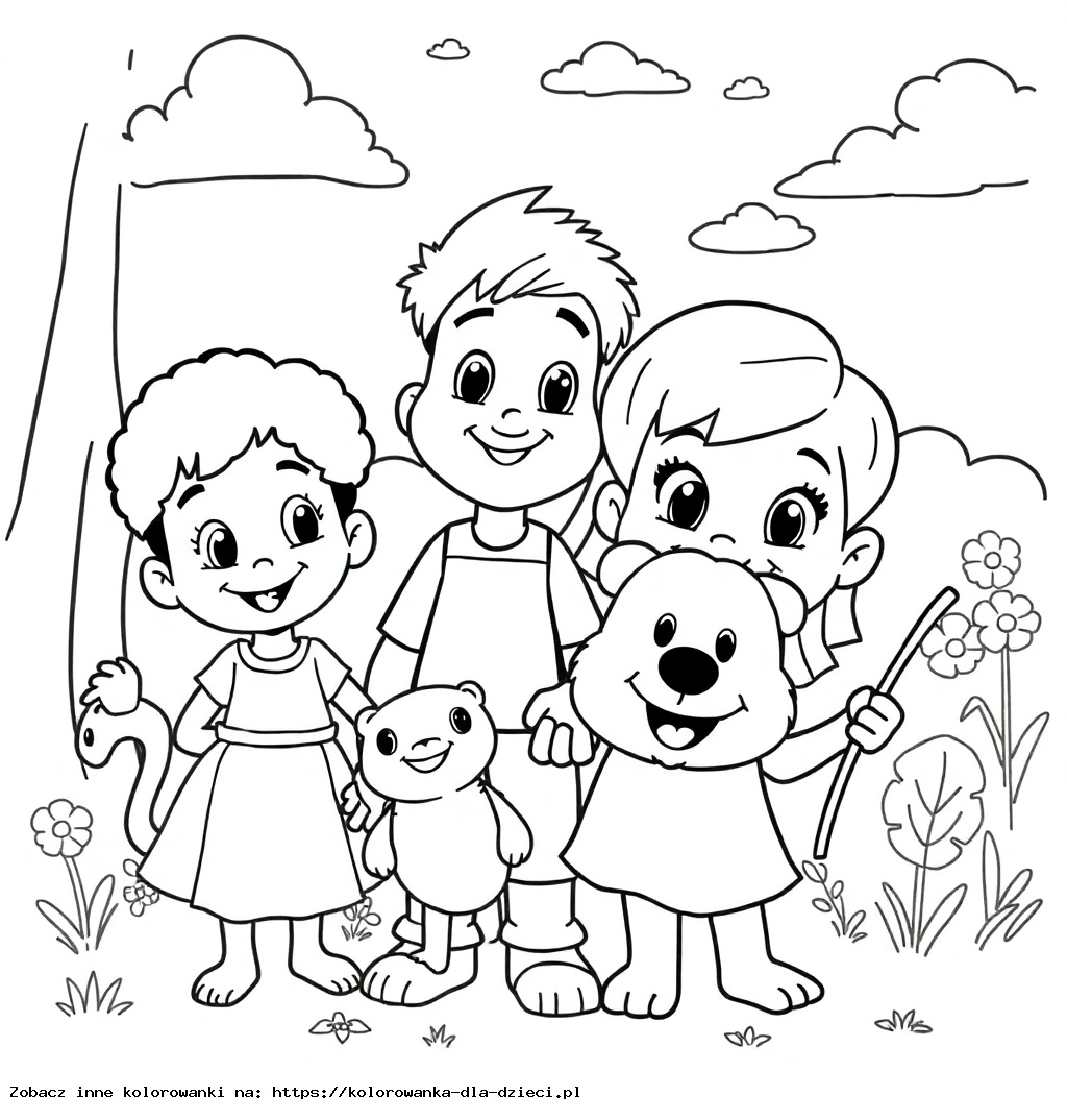 Coloring Book: For Children Ages 4-5 – Coloring Characters from Favorite Fairy Tales