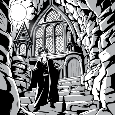 Coloring Book: Slytherin House in the Dungeons