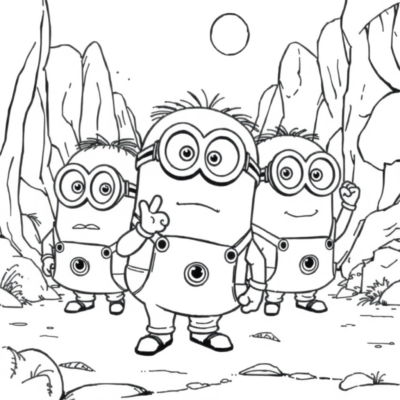 Coloring Book: Minions – Minions in Crazy Adventures