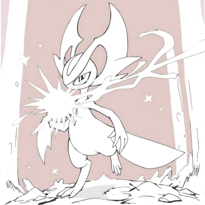 Coloring Book: POKEMON – Gardevoir Uses Psychic Attack