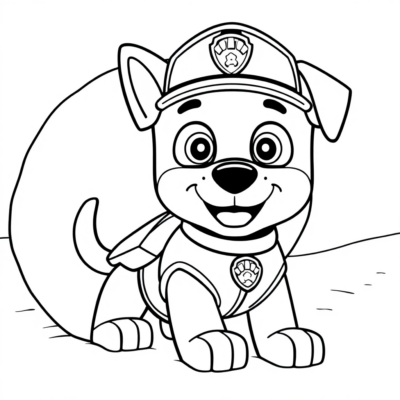 Coloring Book: PAW Patrol: Giant Snowball