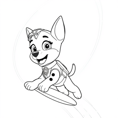 Coloring Book: PAW PATROL: Skye Performs Aerial Acrobatics