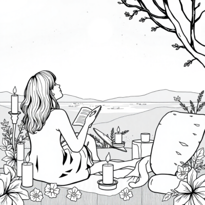 Coloring Book: Relaxation – Listening to Peaceful Music by Candlelight