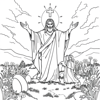 Coloring Book: Easter – The Celebration of the Resurrection of the Lord