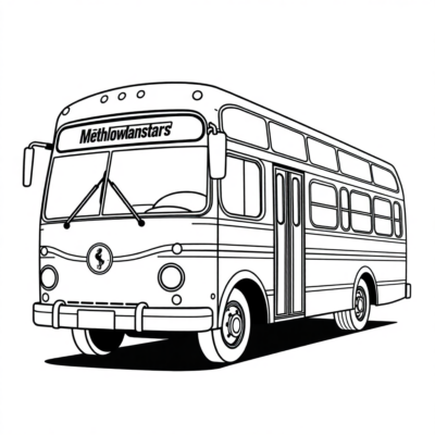 School Bus Coloring Fun