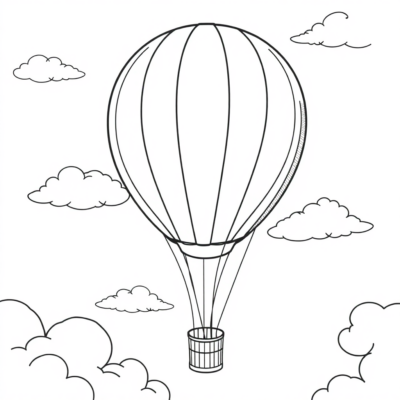 Balloon Coloring Page