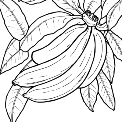 Banana Coloring Book