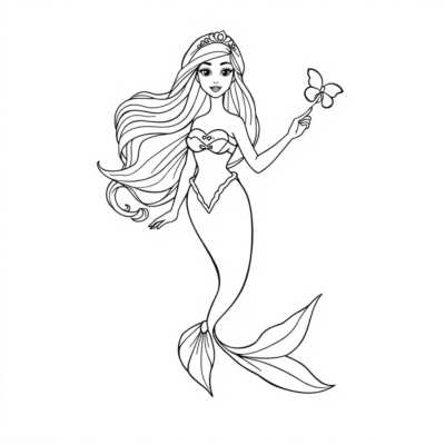 Undersea Princess Coloring Quest