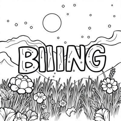 Bing Printable Coloring Pages