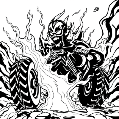 Blaze Coloring Pages