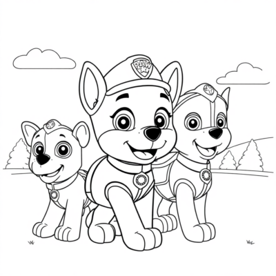 Chase Paw Patrol Coloring Book