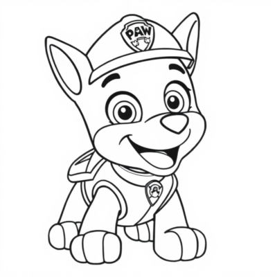 Chase and Friends Puppy Rescue Coloring Fun