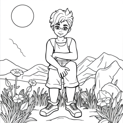 Kids’ Printable Coloring Pages Booklet