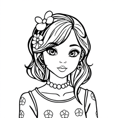 Free Coloring Pages for Girls