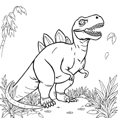 Jurassic Dino Coloring Adventure