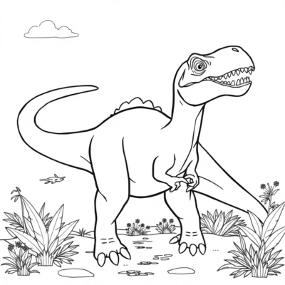Coloring Book: Dinosaur Coloring Pages