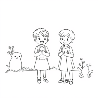 Coloring Book: Good Manners Coloring Book for Kids