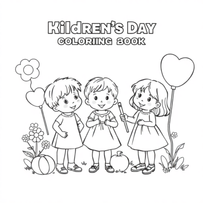 Kids’ Celebration Coloring Fun