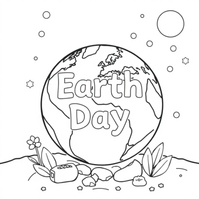Earth Day Coloring Book