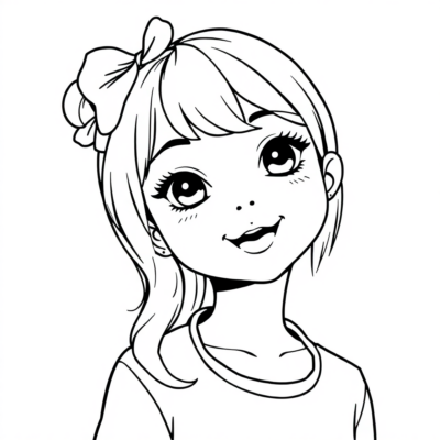 Girl Coloring Pages