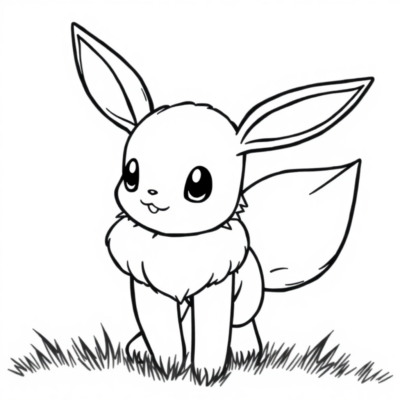 Eevee and Evolutions Coloring Fun