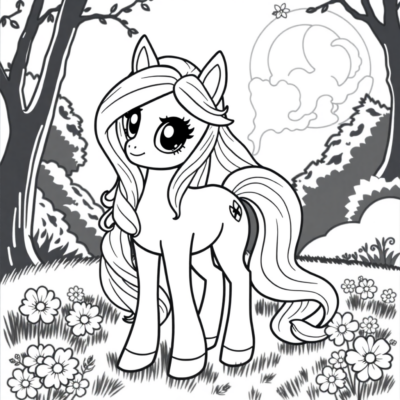 Equestria Girls Coloring Book