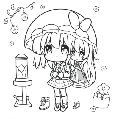 Gacha Life Coloring Pages