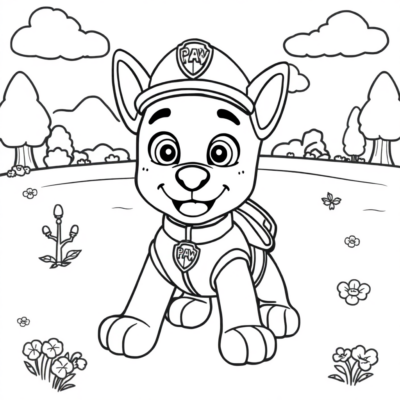 Coloring Book: Paw Patrol Coloring Activities for Kids