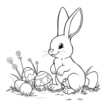 Easter Egg Fun: Kids’ Spring Coloring Book