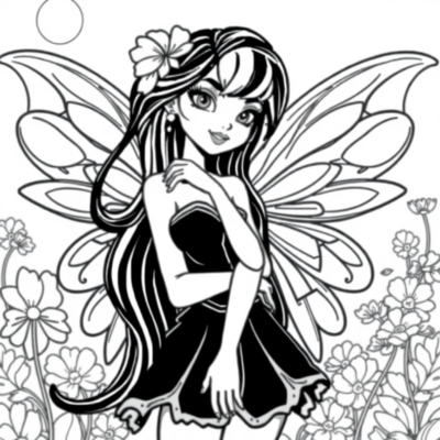 Coloring Book: Games for Girls – Winx Coloring Pages
