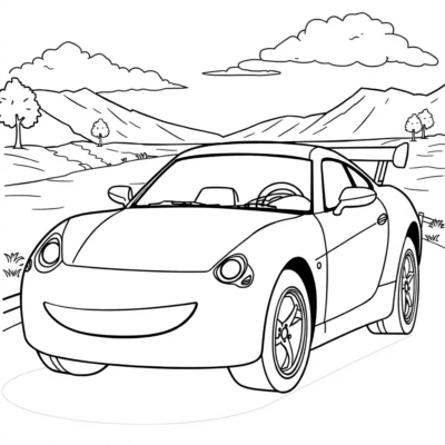 Coloring Book: Car Coloring Games