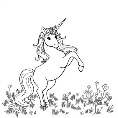 Coloring Book: Unicorn Coloring Games