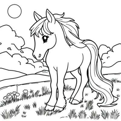 Coloring Book: Pony Coloring Games