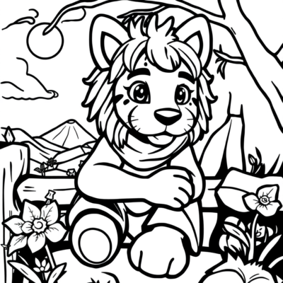 Coloring Book: Underwater Creatures