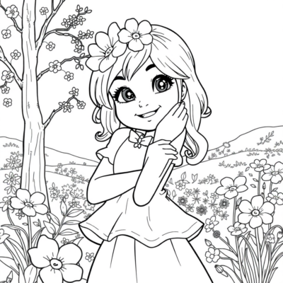 Coloring Book: Violetta Coloring Games