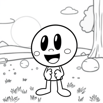 Coloring Book: Gumball Coloring Pages for Kids
