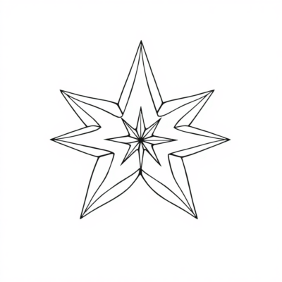 Christmas Star Coloring Book
