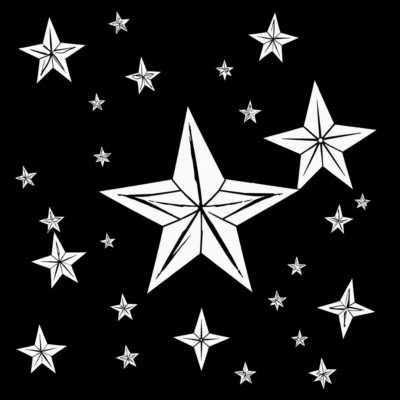 Stars Coloring Book
