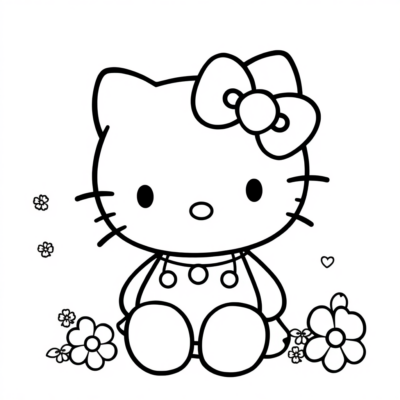 Hello Kitty Coloring Book