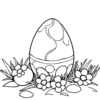 Easter Egg Coloring Fun Book