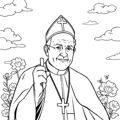 Coloring Book: John Paul II Coloring Pages for Children