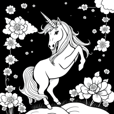 Unicorn Coloring Book for Adults