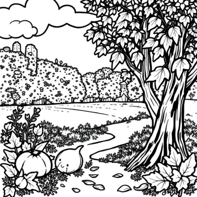 Autumn Fun: Printable Fall Coloring Pages for Kids