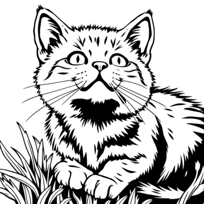 Kitty Kitty Coloring Book