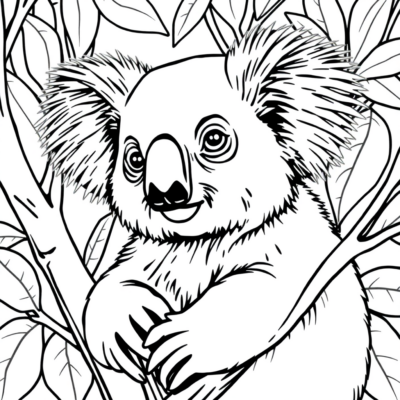 Koala Coloring Book