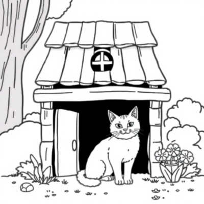Coloring Book: Gabi’s Cat House Coloring Book