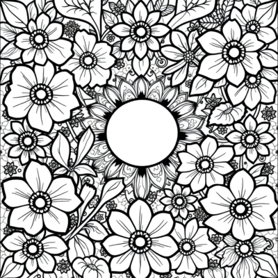 Adult Stress Relief Coloring Book